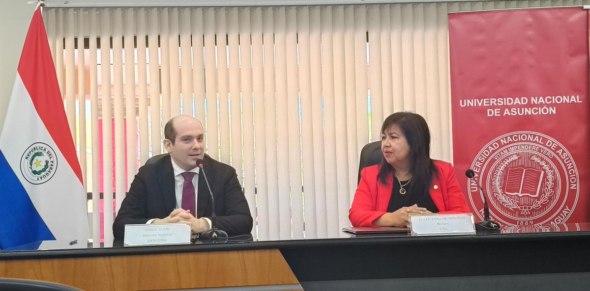 DINAVISApy's tweet photo. Alianza estratégica contra la venta ilegal online.
#DINAVISApy, la Universidad Nacional de Asunción y el Centro Nacional de Computación (CNC-UNA) firmamos un convenio histórico para proteger a la ciudadanía de productos sanitarios no autorizados. https://t.co/vn4cfXZ1KO