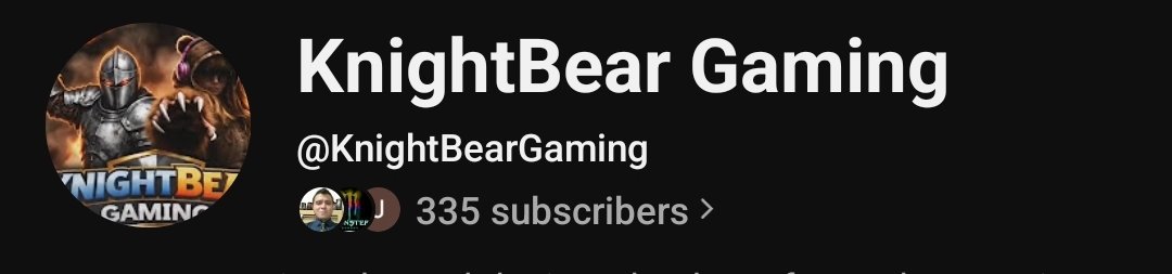KnightBearGamin's tweet photo. We are on the journey to 500 subscribers on our YouTube channel. Only 165 subs to go! If you genuinely enjoy our content, please feel free to share and maybe mention what series or video you enjoyed best! We greatly appreciate you all. Thanks so much! https://t.co/tGfd6BlRsE