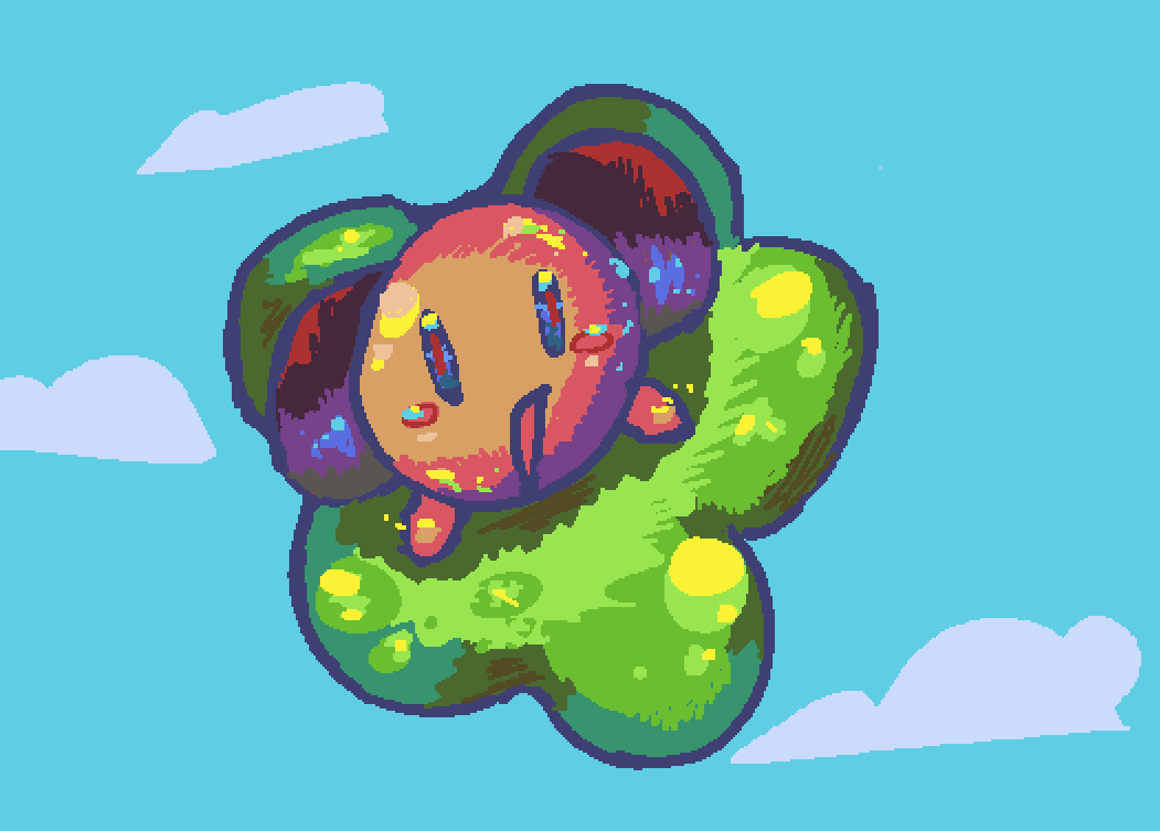 kokkimoki's tweet photo. someone asked me for #Kirby. im lazy so i just coloured him in https://t.co/WVEtPqRJAd
