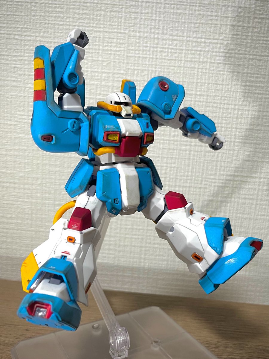 ram_evol's tweet photo. ホビーハイザックを逆シャア版の色に近づけてみた
クチバシ無くしたのでグフのクチバシで応急処置してる https://t.co/kJ447qpG0d