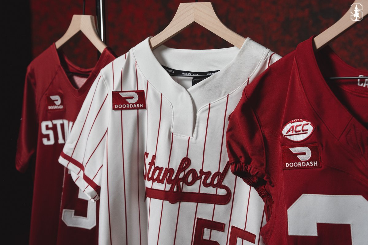 GoStanford's tweet photo. An idea that started at Stanford.
A partnership coming back home.

Excited to announce our multi-year partnership with @DoorDash as our official jersey patch partner and more.

🤝 https://t.co/OYsUmuUoVO https://t.co/vQ0buYotUC