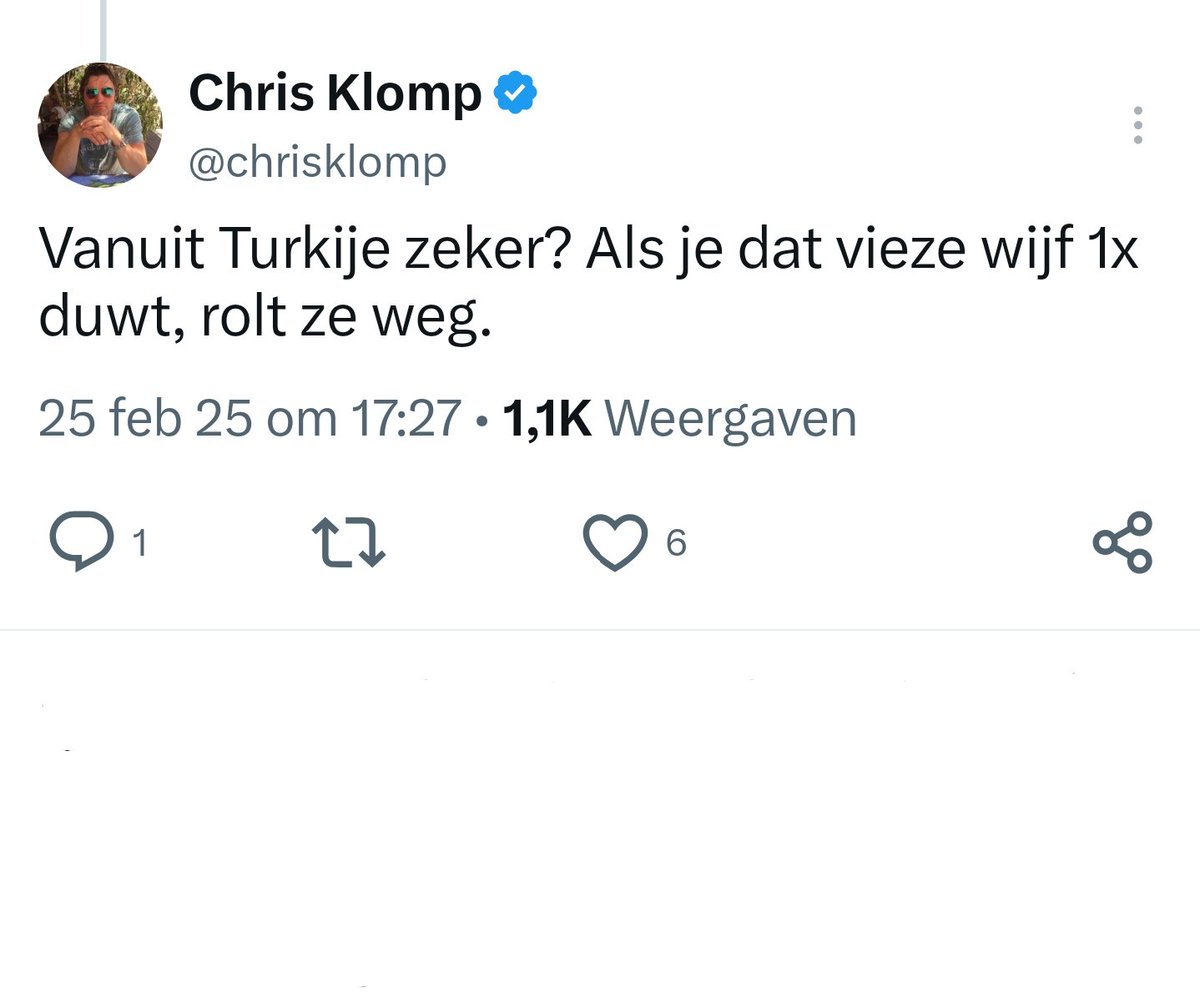Sandervandam2's tweet photo. Zag dat Chris Klomp het ook wel grappig vindt dat Jan Roos en Dennis Schouten worden vervolgd vanwege hun uitspraken over 'vieze dikke wijvem'. https://t.co/ODTeTJ50Nd