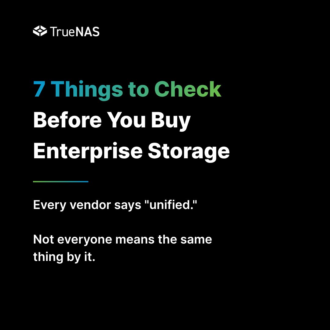 TrueNAS tweet picture