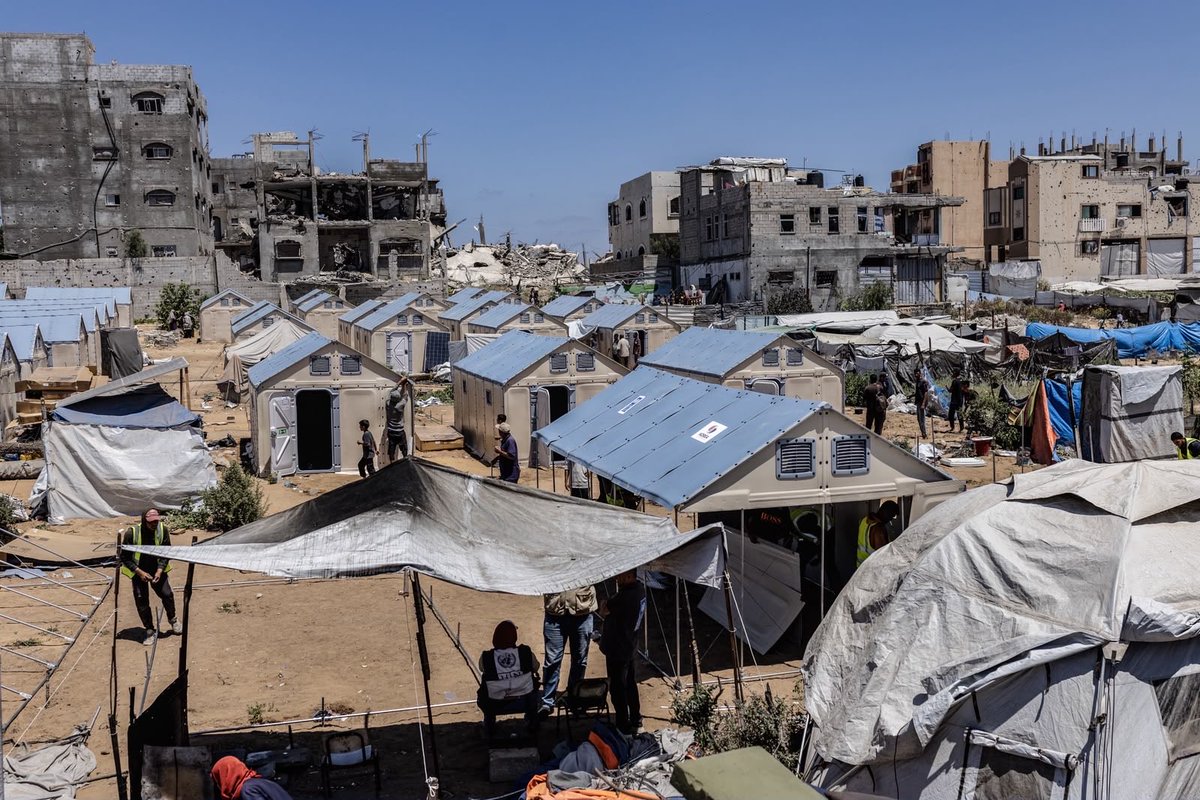 UNDPPalestinian's tweet photo. The Republic of #Korea and @UNDP are launching R.E.V.I.V.E II in #Gaza, building on the results and experience of the first phase to advance transitional shelter, essential services and integrated neighbourhood-level recovery.

The new phase reflects the Republic of Korea’s continued and valued partnership with UNDP and its commitment to supporting the Palestinian people from immediate response through early recovery.

R.E.V.I.V.E II will also contribute to UNDP’s broader Gaza Neighbourhood Programme, helping create the conditions for Palestinians to remain on or return to their communities in greater safety and dignity.

🔗 More: https://t.co/3Q7GXK5LzG