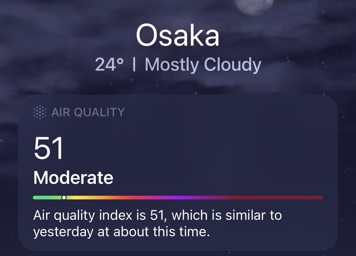 alyasa's tweet photo. First in my bloodline to witness Lucknow having better AQI than Osaka and Bangalore. 😭 https://t.co/D7QViZWPyi