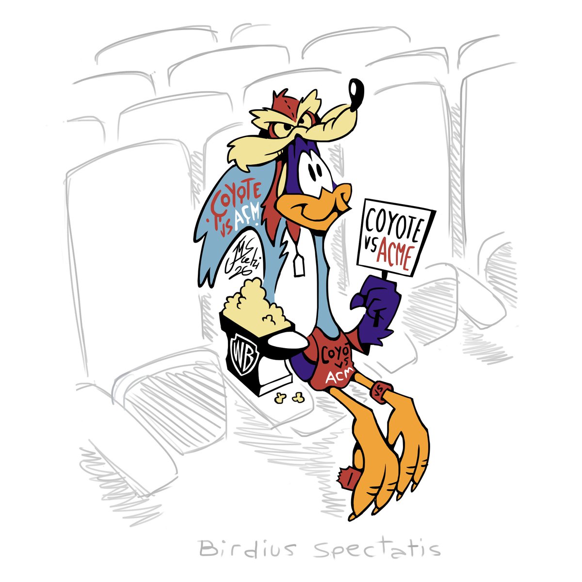 JMScelzi's tweet photo. Shhhh he is watching his new favorite movie
#coyotevsacme #roadrunner #looneytunes https://t.co/ZDqphr0LnY