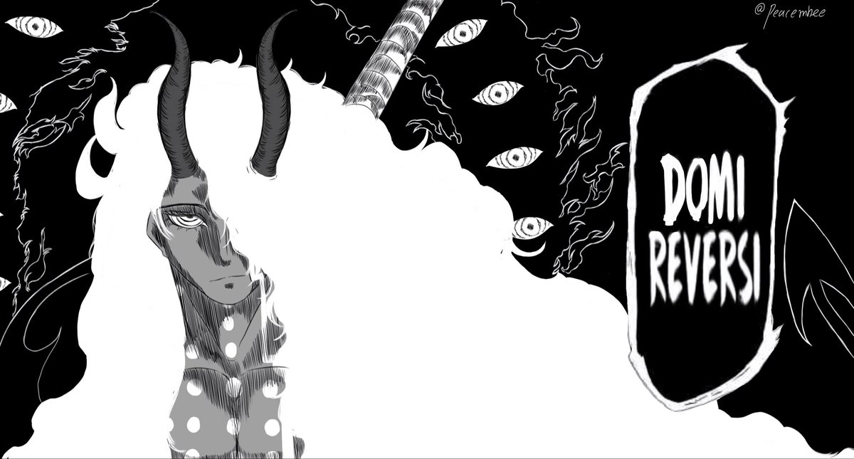 PeaceMheePink's tweet photo. I often draw, but I'm hesitant to post them because they're rather haphazard. To put it simply, I'm not very confident in my own work. This drawing today was inspired by yhwach almighty panel. I hope you like it. #onepiece #imufanarts #drawings #BLEACHㅤㅤㅤ https://t.co/hugOkX45CR