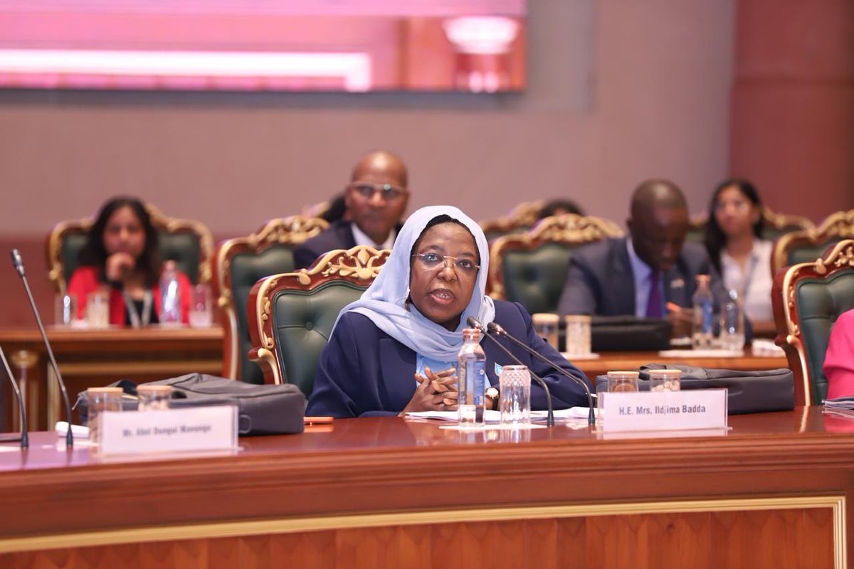 MEAIndia's tweet photo. The 9th India International Water Week featured an impactful Roundtable with Ambassadors of African Countries in New Delhi, strengthening partnerships to accelerate implementation of SDG 6 and advance an inclusive, climate resilient water security aligned with Africa’s development and climate priorities.

India stands ready to work together with African countries as the African Union advances its Year 2026 theme on “Assuring Sustainable Water Availability and Safe Sanitation Systems to Achieve the Goals of Agenda 2063”.

#IndiaAfricaPartnership 
#WaterSecurity 
#GlobalSouth