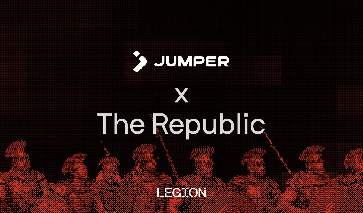 legiondotcc's tweet photo. Up to 5% of @jumperapp's Legion allocation is set aside for The Republic, Legion's community program.  

Here's how to put yourself in the running 🧵 https://t.co/nTVZrX3IUF