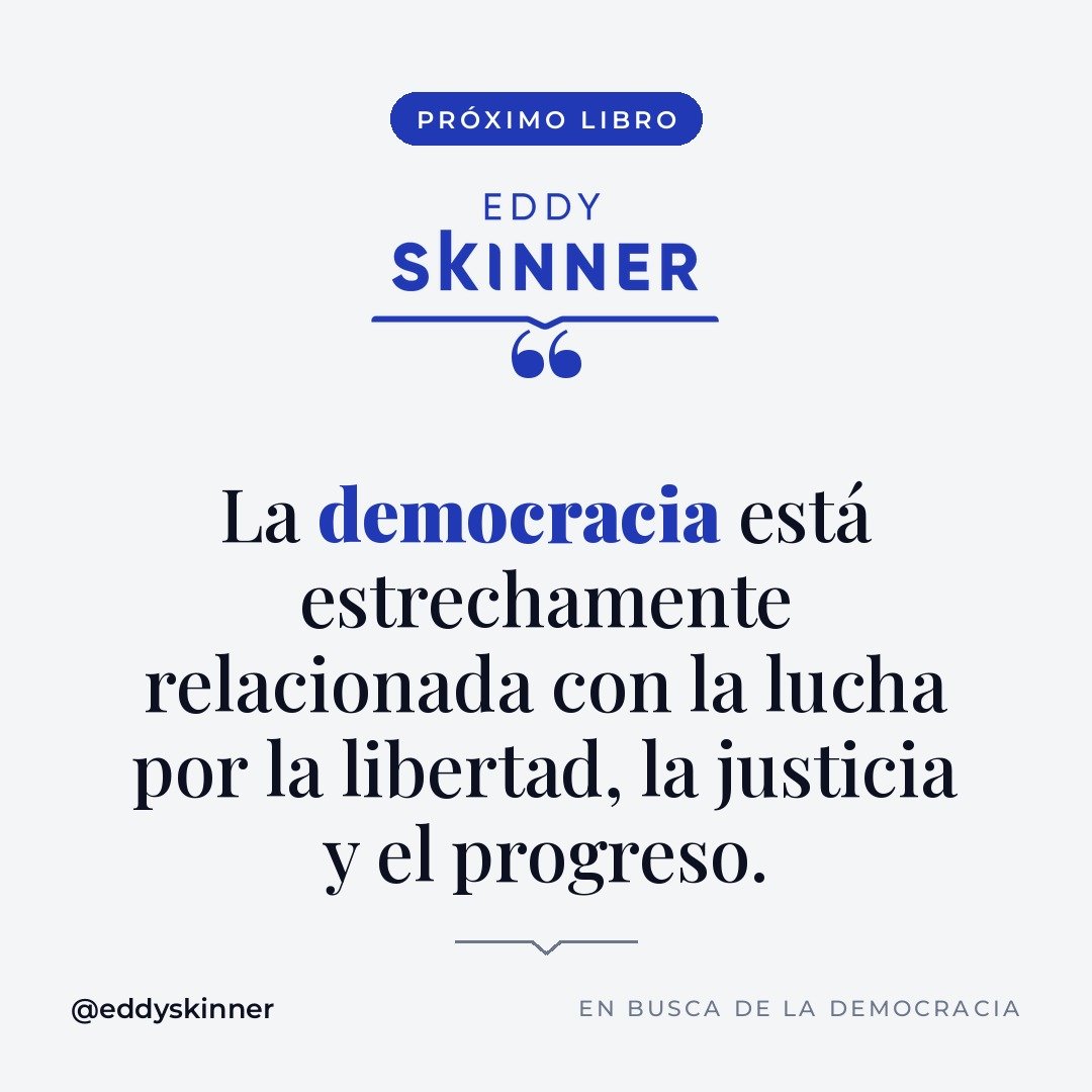 EddySkinner's tweet photo. Próximamente. Mi nuevo libro 📚 : "En busca de la democracia..." ¿Cómo restaurar los sueños y las esperanzas del pueblo dominicano? #Libro #RepúblicaDominicana 🇩🇴 https://t.co/dT95nKft5a