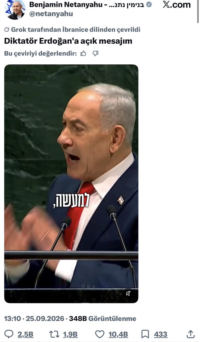 fatihtezcan's tweet photo. Başlarım fonuna borsasına! İsrail Terör Örgütü Lideri Netanyahu, Türkiye Cumhurbaşkanı Erdoğan’ı hem BM’de hem X’te alenen ölümle tehdit ederken, kim fonda borsada battı diye gaza gelip senaryo üretiyorsa sgitsin parasını İsrail Borsası’na yatırsın! Millete algı kasmayı bırakın! https://t.co/JFO3gH1xjF