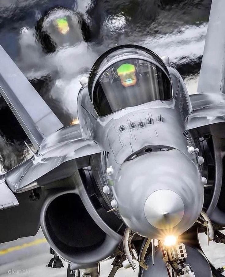 LineroTifon's tweet photo. Primer plano de un EF-18M Hornet, C.15M, del Ejército del Aire y del Espacio español. https://t.co/MAzrlbmHHo