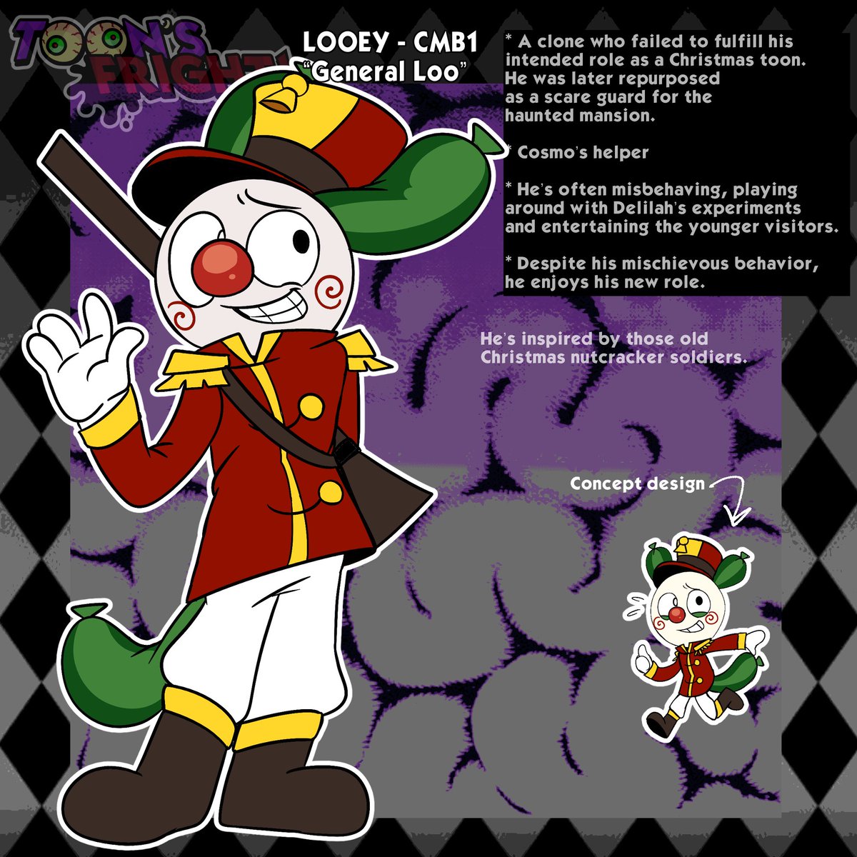 v0idoll's tweet photo. More character concepts huzzahh!! 

#dandysworld #toonsfright #cosmo #sprout #looey https://t.co/nVXk7uTGwZ