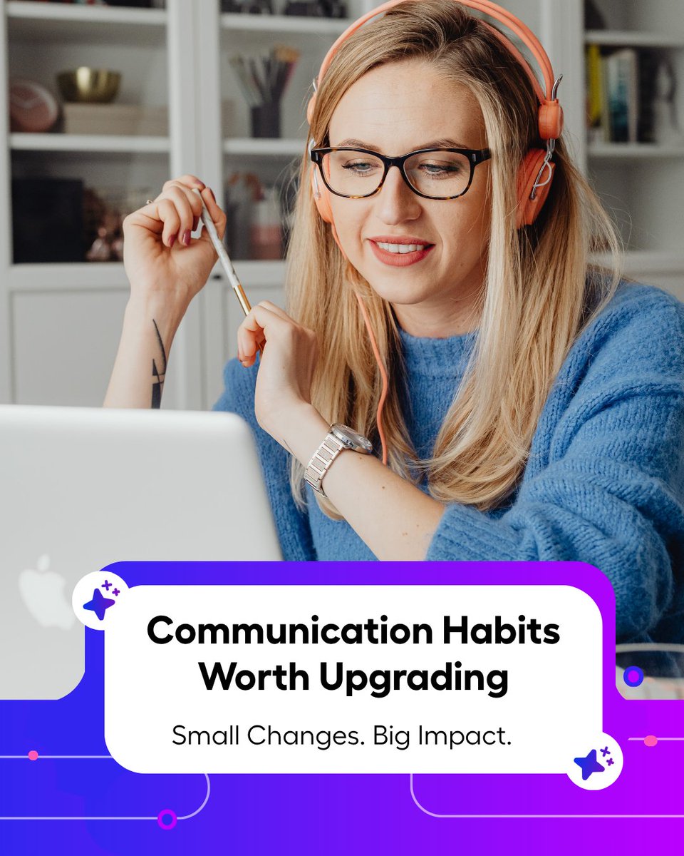 Screencastify's tweet photo. The way we work has changed. The way we communicate should, too.

Small shifts—like replacing a long message with a quick video or turning repeat explanations into reusable resources—can save time and reduce confusion across your team.

Swipe through these communication habits worth upgrading. 👉

Which one would make the biggest difference in your workday?

#Castify #FutureOfWork #AsyncWork #WorkplaceCommunication #Productivity