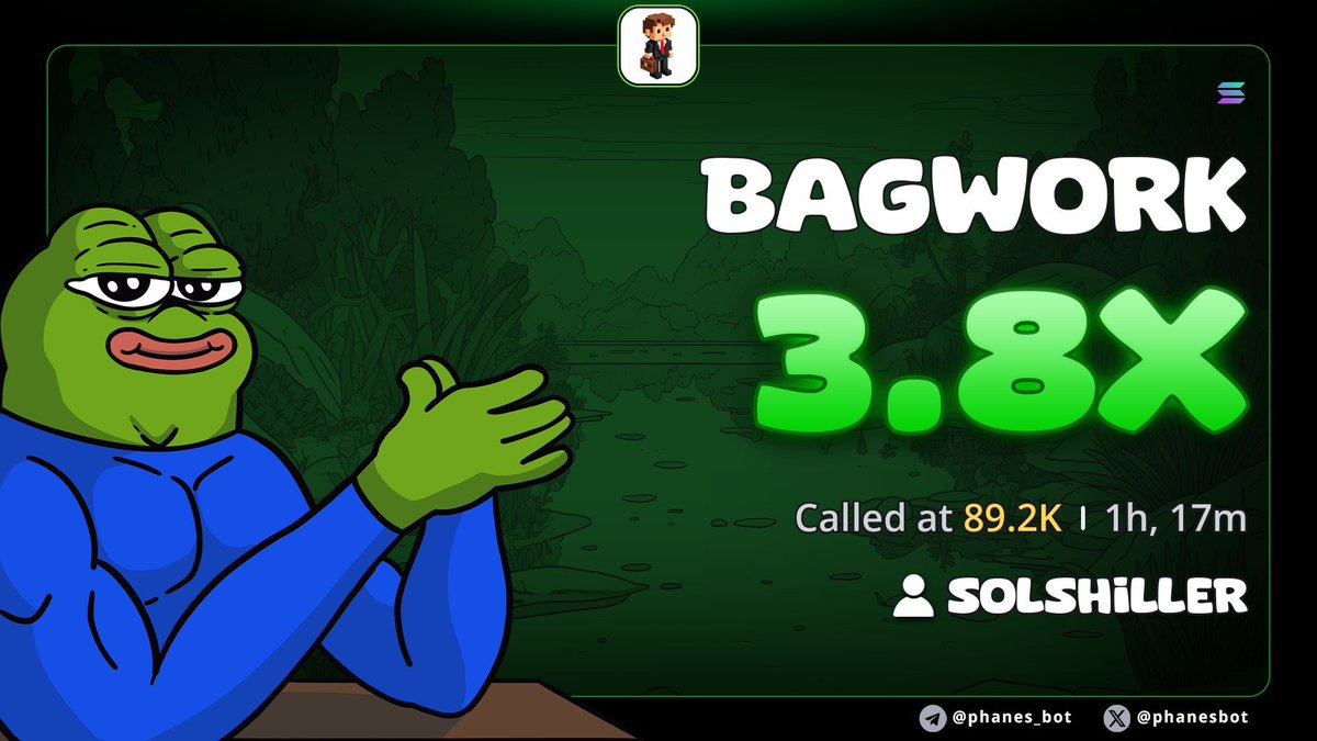 GhostCallerX's tweet photo. 3x profit from my alpha call on $BAGWORK
CA>

5NhN6zzDkzwXFGPFqtpTopV4ttBeZ6CWy1oRL9Rkpump https://t.co/fwpYJSjG0a