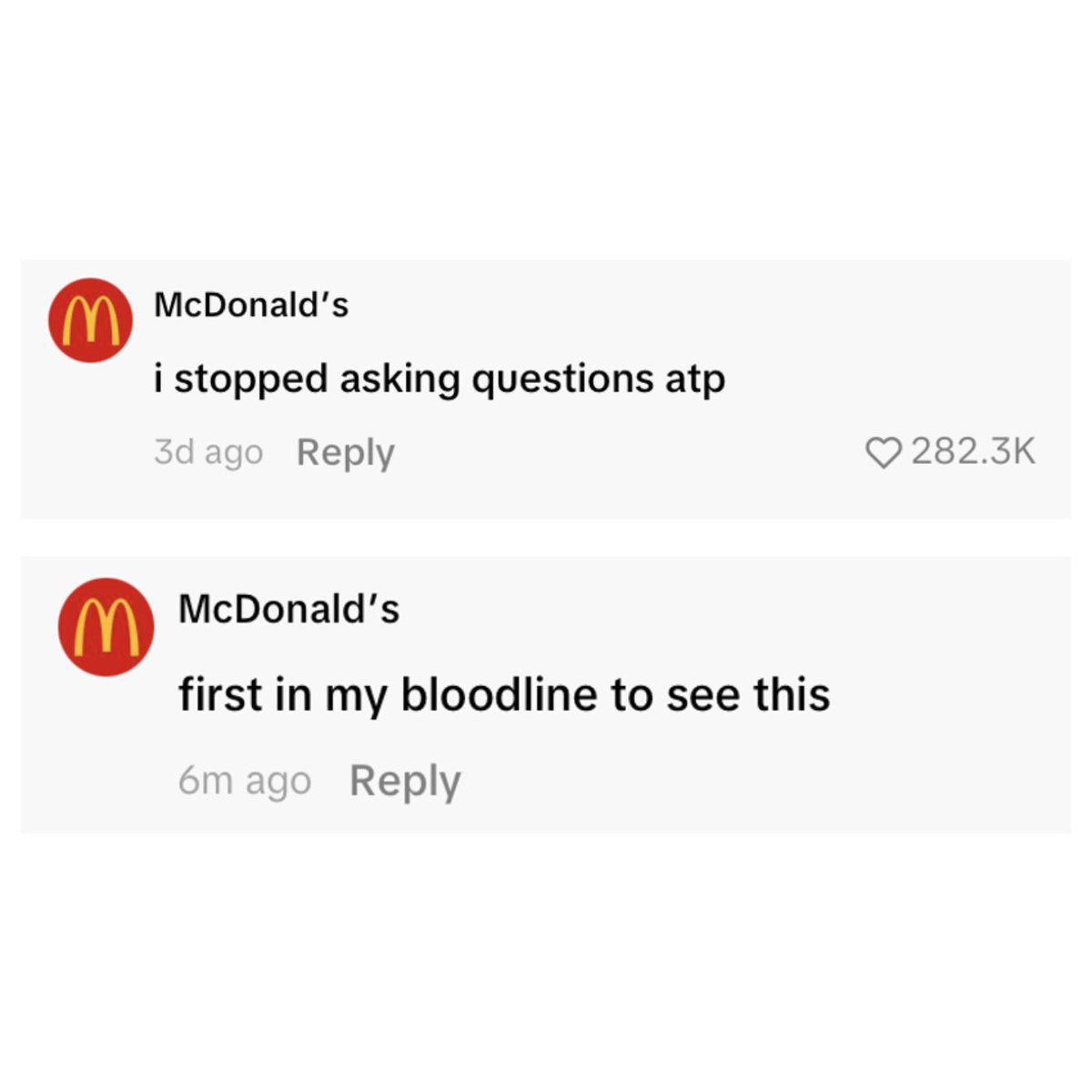 Dexerto's tweet photo. McDonald's has responded to the viral "Cookie McDouble" trend, which combines a Double Cheeseburger with a warm chocolate chip cookie

"First in my bloodline to see this" https://t.co/lOgr9BmuW6