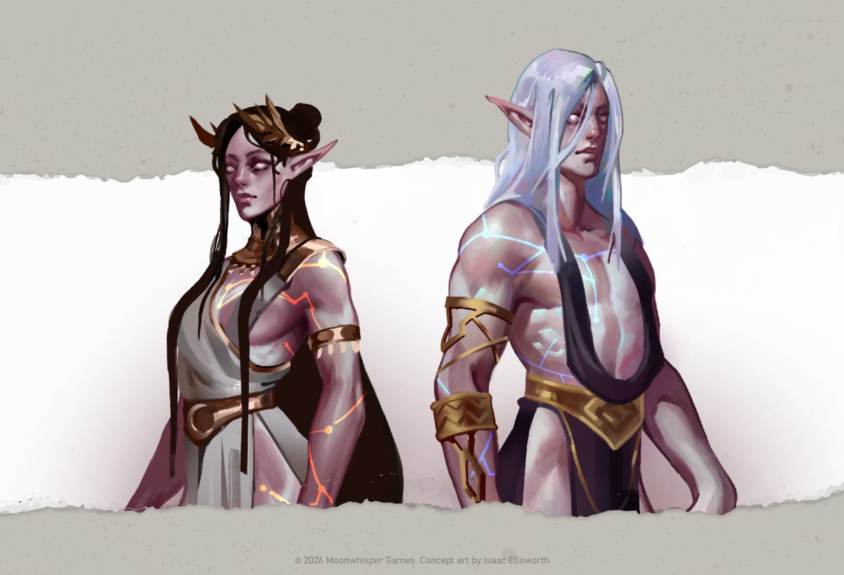 MNWSPR_GAMES's tweet photo. The first elves opened their eyes on a battlefield. They were not born so much as deployed… Meet the elves of Iretheia, our next playable race!

https://t.co/igic95cA0V https://t.co/0C6M85pUuI