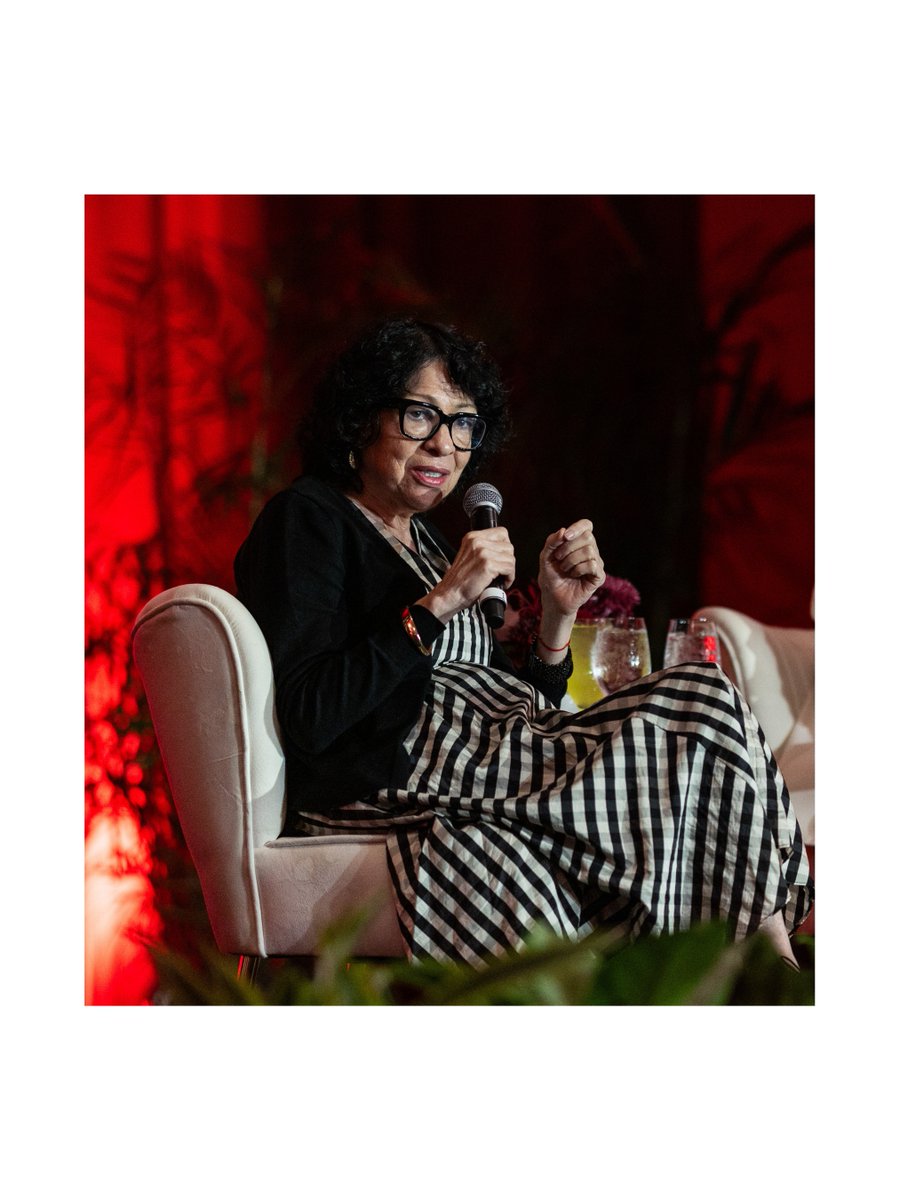 UofOklahoma's tweet photo. The University of Oklahoma was honored to welcome U.S. Supreme Court Justice Sonia Sotomayor to OU-Tulsa for the second annual Honorable Stephanie K. Seymour Lecture.

Hosted in conjunction with the Northern/Eastern Oklahoma Chapter of the Federal Bar Association, the evening featured a fireside chat between Justice Sotomayor and U.S. District Judge Sara E. Hill. 

We’re grateful for the opportunity to bring members of the legal community together at OU for deeply engaging conversations that strengthen our understanding of the rule of law, civic engagement and the role each of us plays in our society.