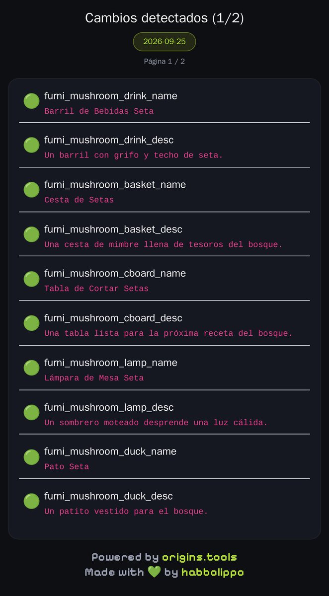 originstools's tweet photo. ⚠️ Nuevos cambios detectados en Origins (ES) [1/2]
📅 25/09/2026

#HabboOriginsES https://t.co/zWAGNHYA7e
