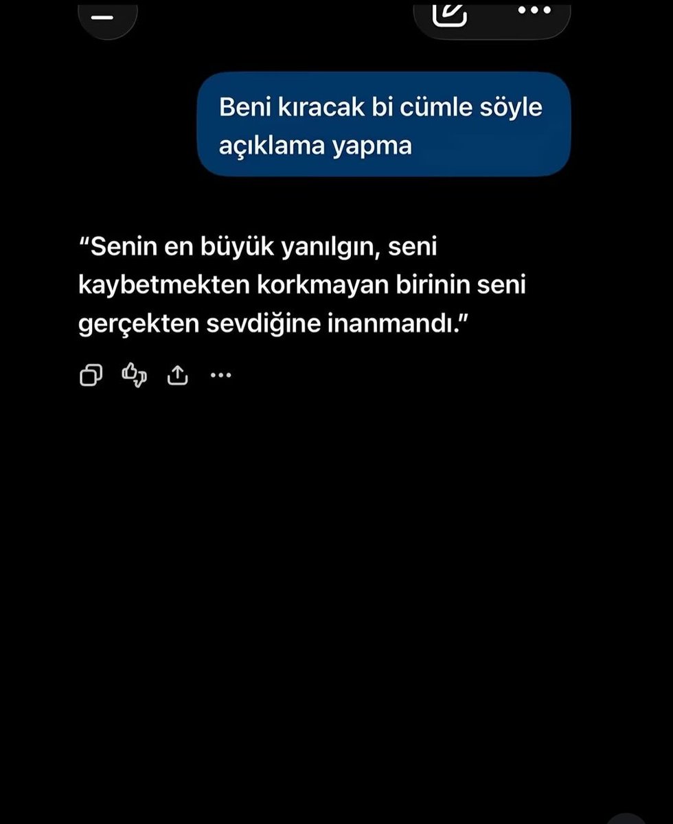 CagrK89591's tweet photo. Çok saol #chatgpt #inandım https://t.co/UsYUKXhag2