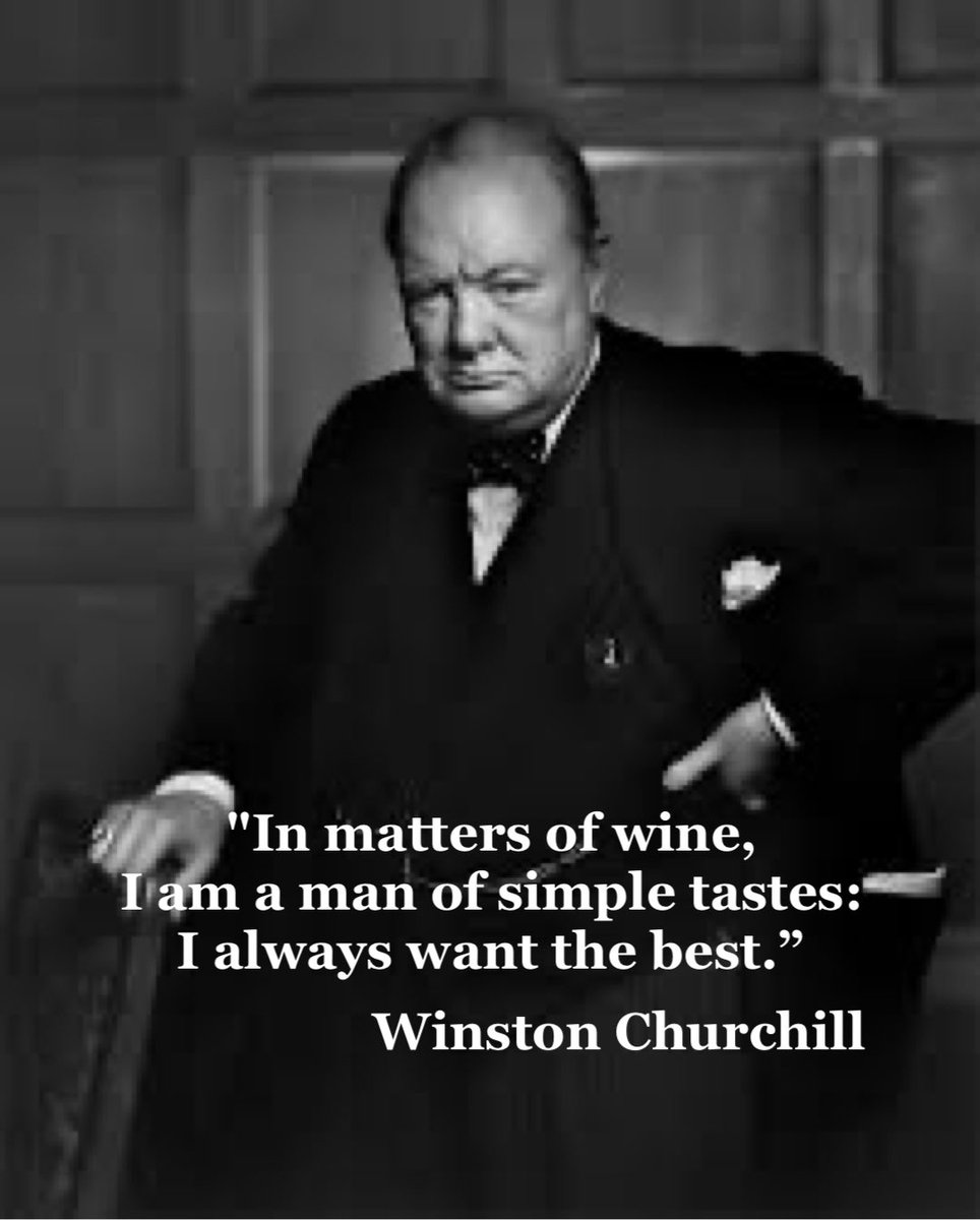 mywineplus's tweet photo. โIn matters of wineโฆ I always want the best.โ โ Winston Churchill ๐ท
Couldnโt agree more.
Always Drink the Good Stuff! ๐ท๐
#AlwaysDrinkTheGoodStuff #WineLovers #WineLife #WineWisdom #GoodWine #WinstonChurchill https://t.co/uzRoYtaz0d