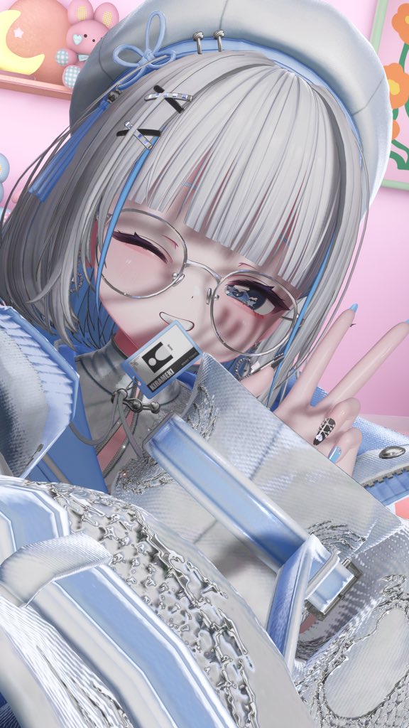 kitune0616_vrc's tweet photo. 寒色系VRChatterです https://t.co/9wStFwJ3k1