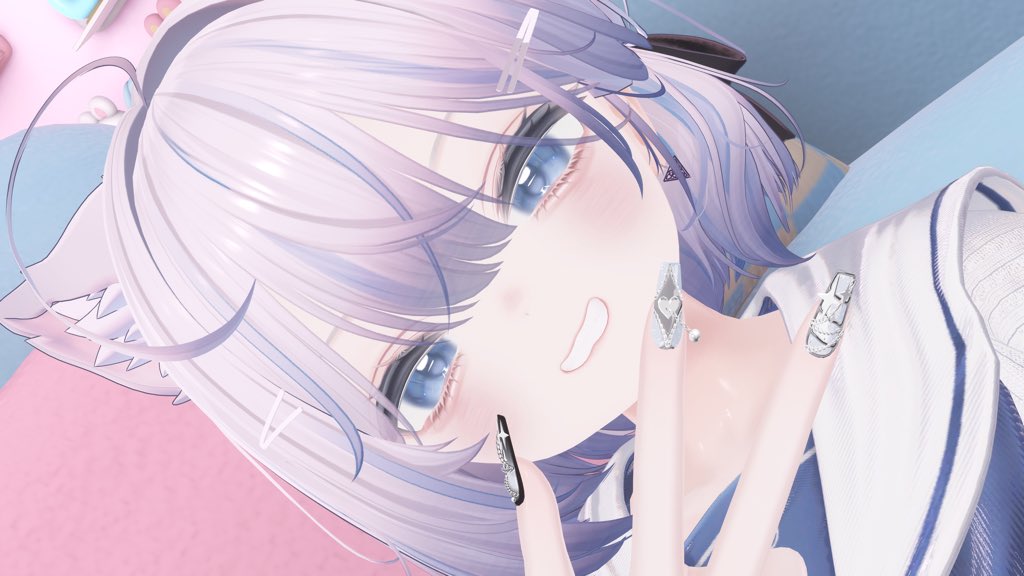 kitune0616_vrc's tweet photo. 寒色系VRChatterです https://t.co/9wStFwJ3k1