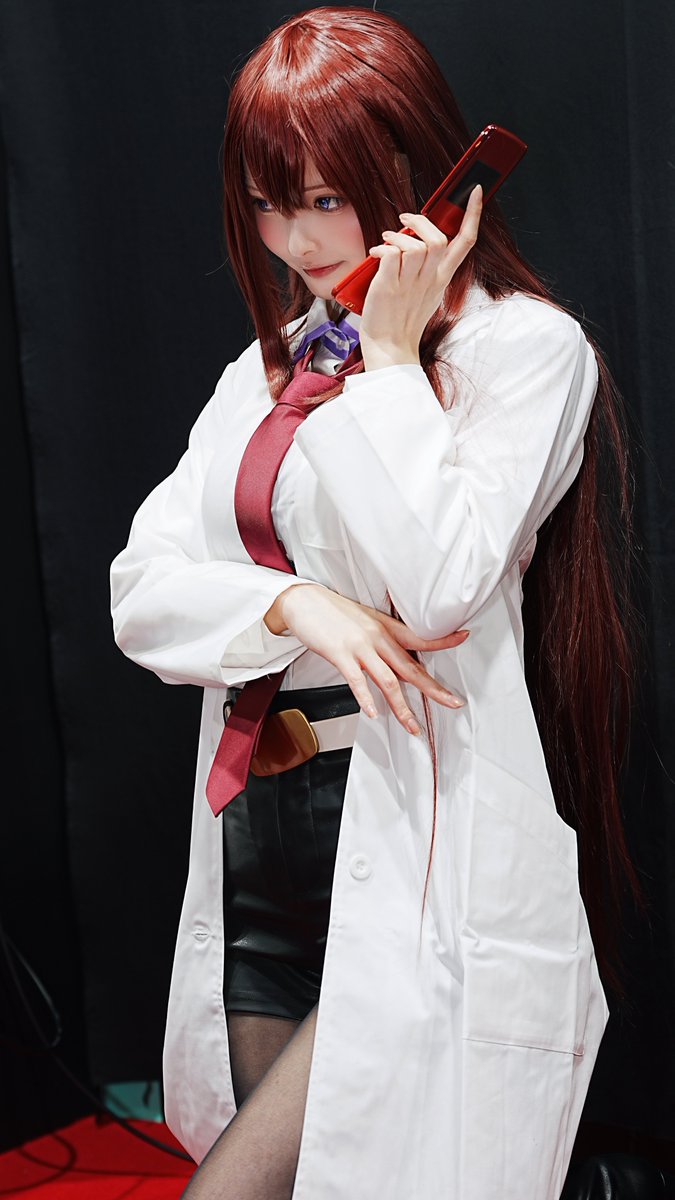 Takuya97III's tweet photo. TGS2026 一般公開日 最終日

キャラ：牧瀬紅莉栖
model : すずら さん（@suzuran_ro ）

すずらちゃんいつも激可愛いです☘️🫶✨🥰👍
それにキャラ再現度も高い！素晴らしい！☘️🫶✨🥰👍

 #TGS2026
 #シュタインズ・ゲート
#すずら
#すずらぶ 
#REALFORCE https://t.co/goyHDsBKyt