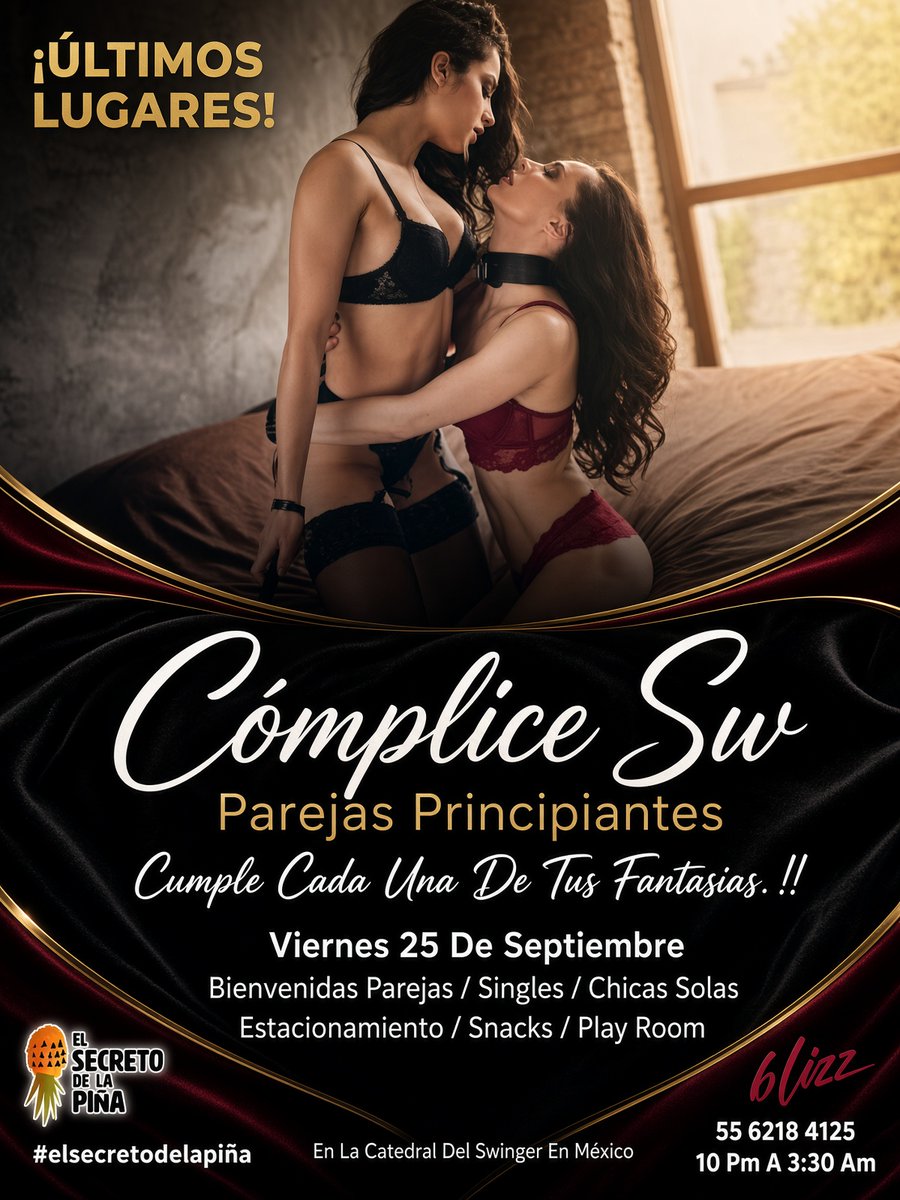 secretopinaswmx's tweet photo. 🍑Tengo pensadas un par de
cosas para cuando te vuelva a ver,
¿quieres que te adelante algo...?🍑

⚠️Últimos Lugares⚠️
🍍 CÓMPLICE SW 🍍 
📅 Viernes-25-Septiembre

#lapiñamxoficial
#elsecretodelapiña
#ComunidadSw

 ⬇️  R V S
📱55 6218 4125 / 56 1065 5136 https://t.co/qHxn0Ym322