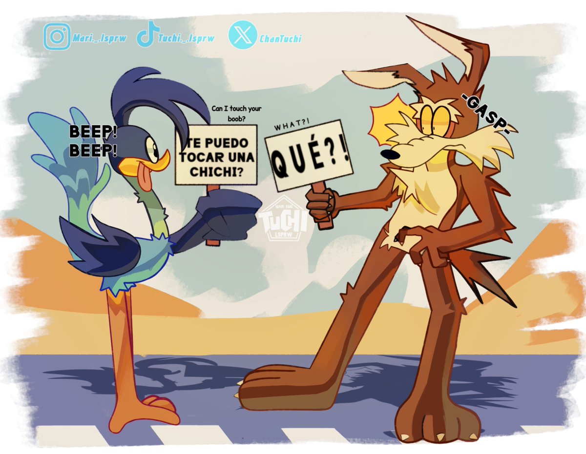 ChanTuchi's tweet photo. Se filtro el final alternativo de #coyotevsacme 
Traigan el spray para depredadores de la abuela 

#wileroad #wilerunner https://t.co/0awDqFIAMP