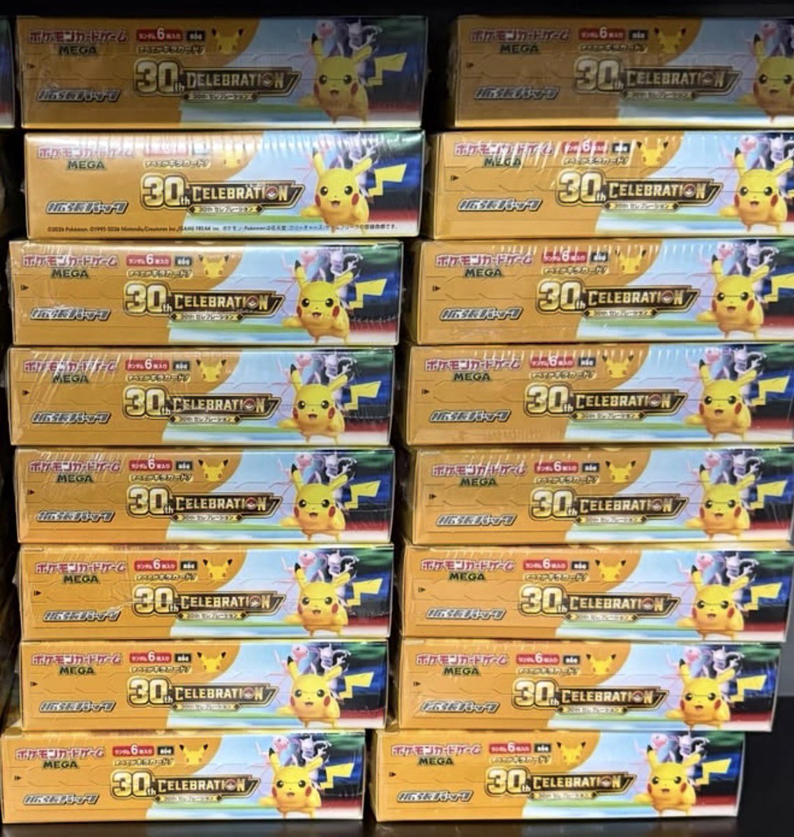 toremorishop's tweet photo. フォロワー800人記念👏

30th BOX定価販売会を実施します🌳

1BOX  7200円　送料一律500円

合計16 BOXご用意しております🫡

お一人様2BOXまで！！

参加方法✅
勿論フォロー
このポストをリポスト
リプに希望個数

人数次第では抽選とさせて頂きます。
締切は27日11時です！ https://t.co/NpnlHnJ6GC