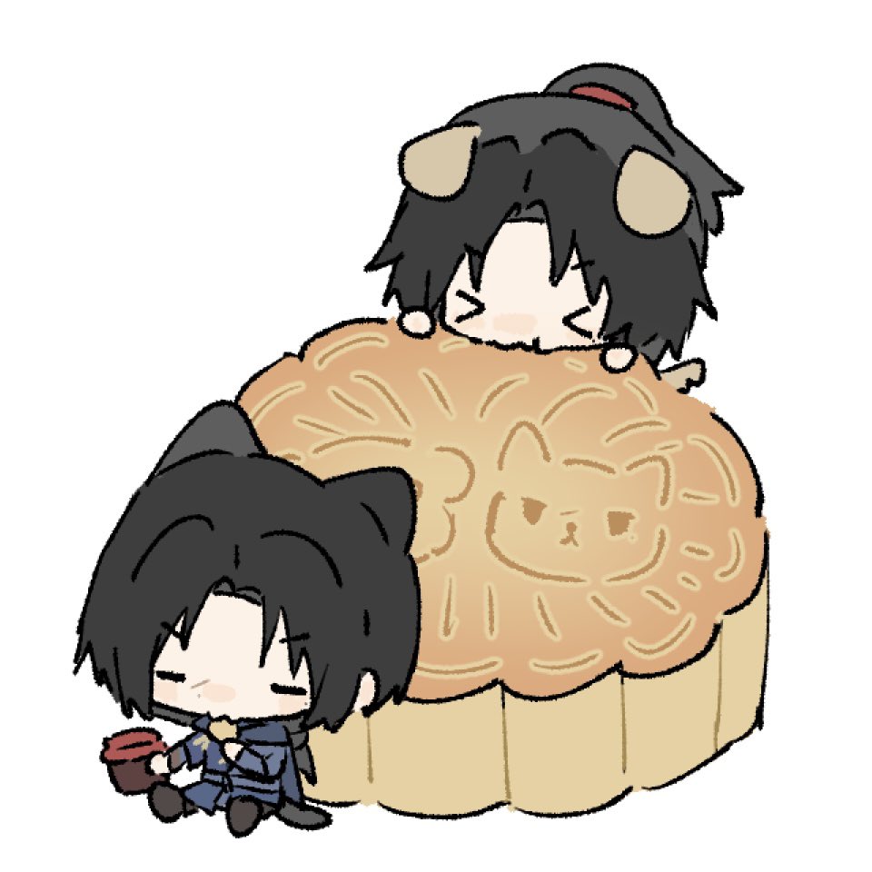 skndsan's tweet photo. 吃个月饼 https://t.co/WJ8krAE1uN