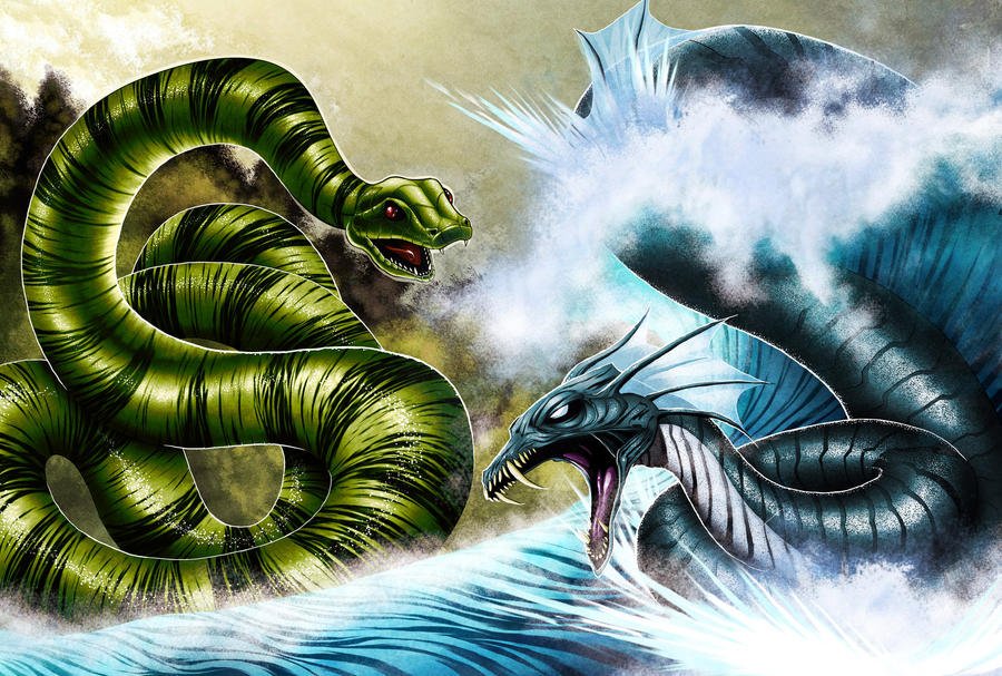 crstianFVl's tweet photo. @suadzilla Me da igual gracias por qué es canon(?), En el sur de nuestro país tenemos un mito de la creación que es Ten ten vilu y Cai cai Vilu, que son 2 serpientes gigantes ten ten de la tierra y cai cai del mar, se pelearon por la humanidad (ten ten era el bueno) y crearon las islas sur https://t.co/N43NkPk4DT