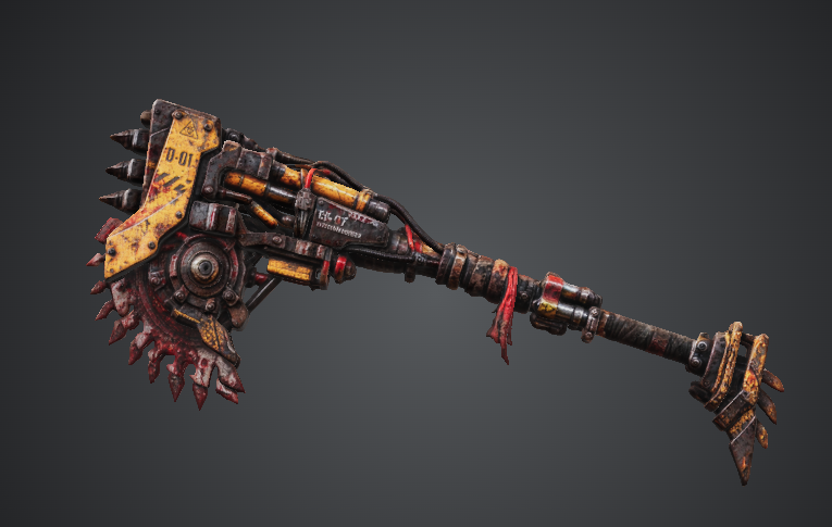 BuildWithND's tweet photo. ⚙️ Meet DEATHLOCK — THE OUTBREAK BREAKER.

Built from industrial scrap. Reinforced for one purpose.

Hydraulics, chains, steel, spikes and raw mechanical brutality — a wasteland weapon designed for the world after everything fell apart.

Created with @tripoai 

#TripoAI #Tripo3D https://t.co/ua7D4zcNs8