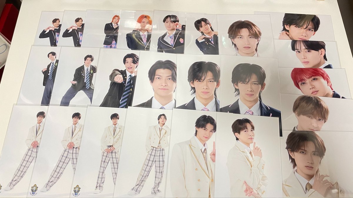 hamuretasu_422's tweet photo. Y東 超特急 M!LK Sakurashimeji ランダムブロマイド

大運動会での手渡し優先

アロハ タカシ マサヒロ リョーガ ユーキ 高田彪我 曽野舜太 佐野勇斗 山中柔太朗

買取or 🔄吉田仁人 田中雅功 (異種HAYATO FUMIYA) https://t.co/cDvYWVwSXb
