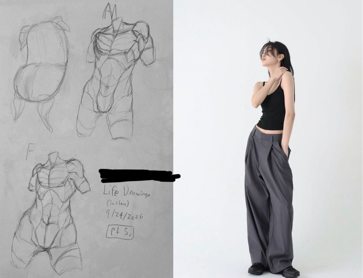 BubblyAnimator's tweet photo. #Dailydoodles I organized my favorite Torso forms practice for class.

I have another forms for torso assignment to draw. I will attempt it digitally and have a timelapse prepared! https://t.co/O1uiXKTDPD