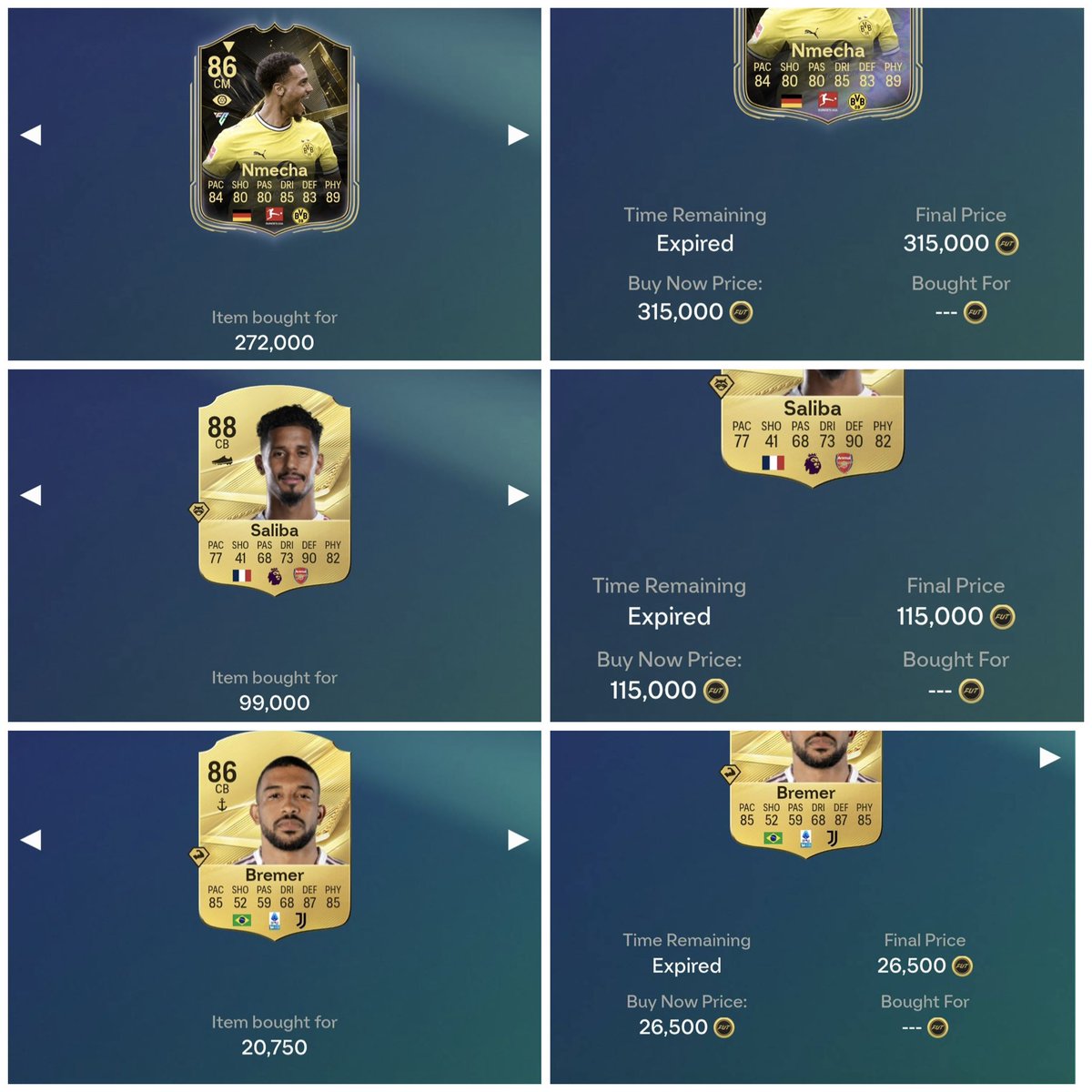 EAsportsFCleak's tweet photo. 🚨Friday 💨 Trading Group Discount🚨

Market is crashing hard but we still managed to make some coins

Its important even in bad days of the market , to stay calm and NOT panic .
Crash = Opportunities to make coins✅✅

💣Code “GLORY” = 10% Discount 
⚠️Valid for 15 people ONLY

👉 https://t.co/NqemRRBcjx