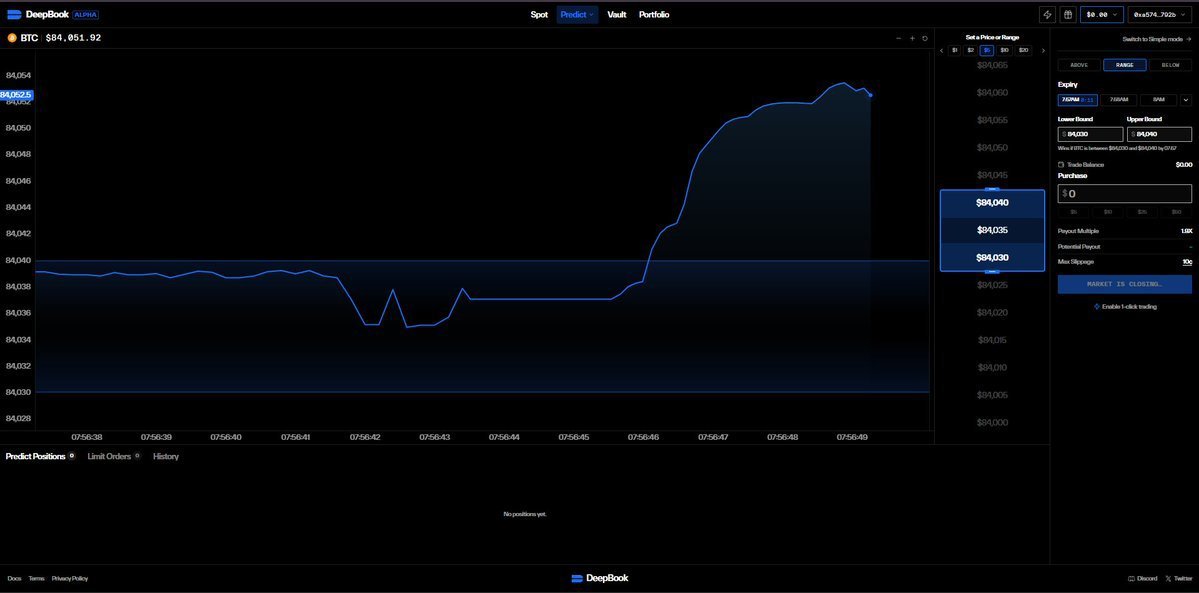 ajnwlo's tweet photo. Gm! ☕️ After months of building, the @DeepBookonSui Predict feature is officially LIVE! 📘🌊
This isn’t just another prediction market. DeepBook is the proven Liquidity Layer of @SuiNetwork, routing and circulating deep liquidity across the $SUI ecosystem. https://t.co/C1PtsTWEhV