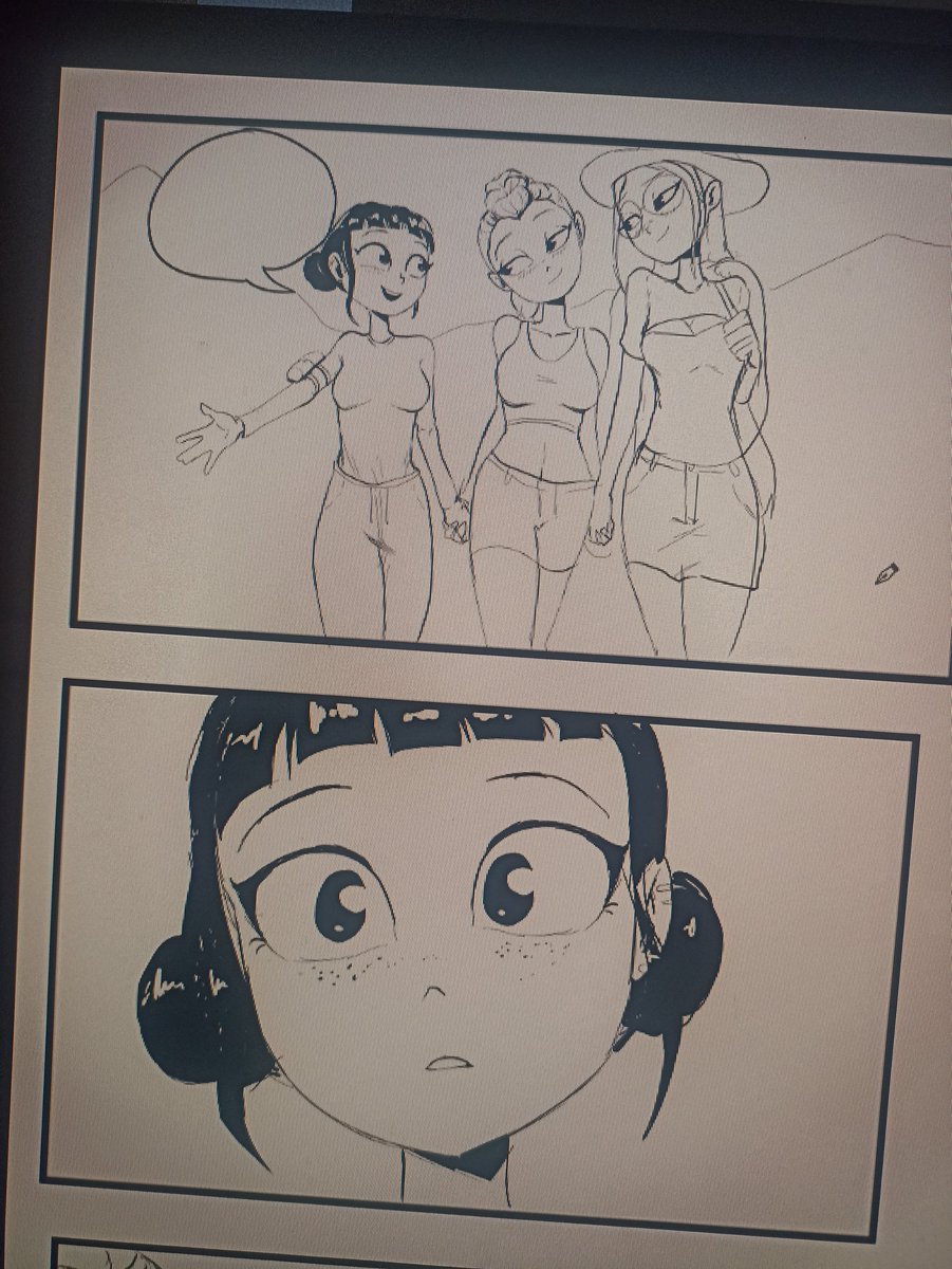 AThousendRumis's tweet photo. Good morning, guys. I'm still working on the Polytrix mini-comic. Here are two small panels.
#polytrix #kpdh https://t.co/YccjVGLKNh