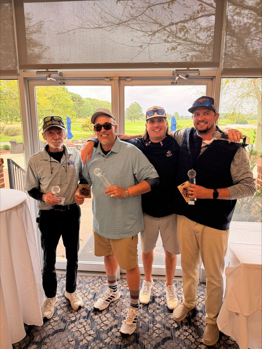 WardBolandAssoc's tweet photo. A big thank you to everyone who made our annual Eastern Shore Golf Outing at Bear Trap Dunes a success! ⛳ 

Congratulations to our 1st, 2nd, and 3rd place winners, we had a great time celebrating with you all! https://t.co/kFEa8FIxMX