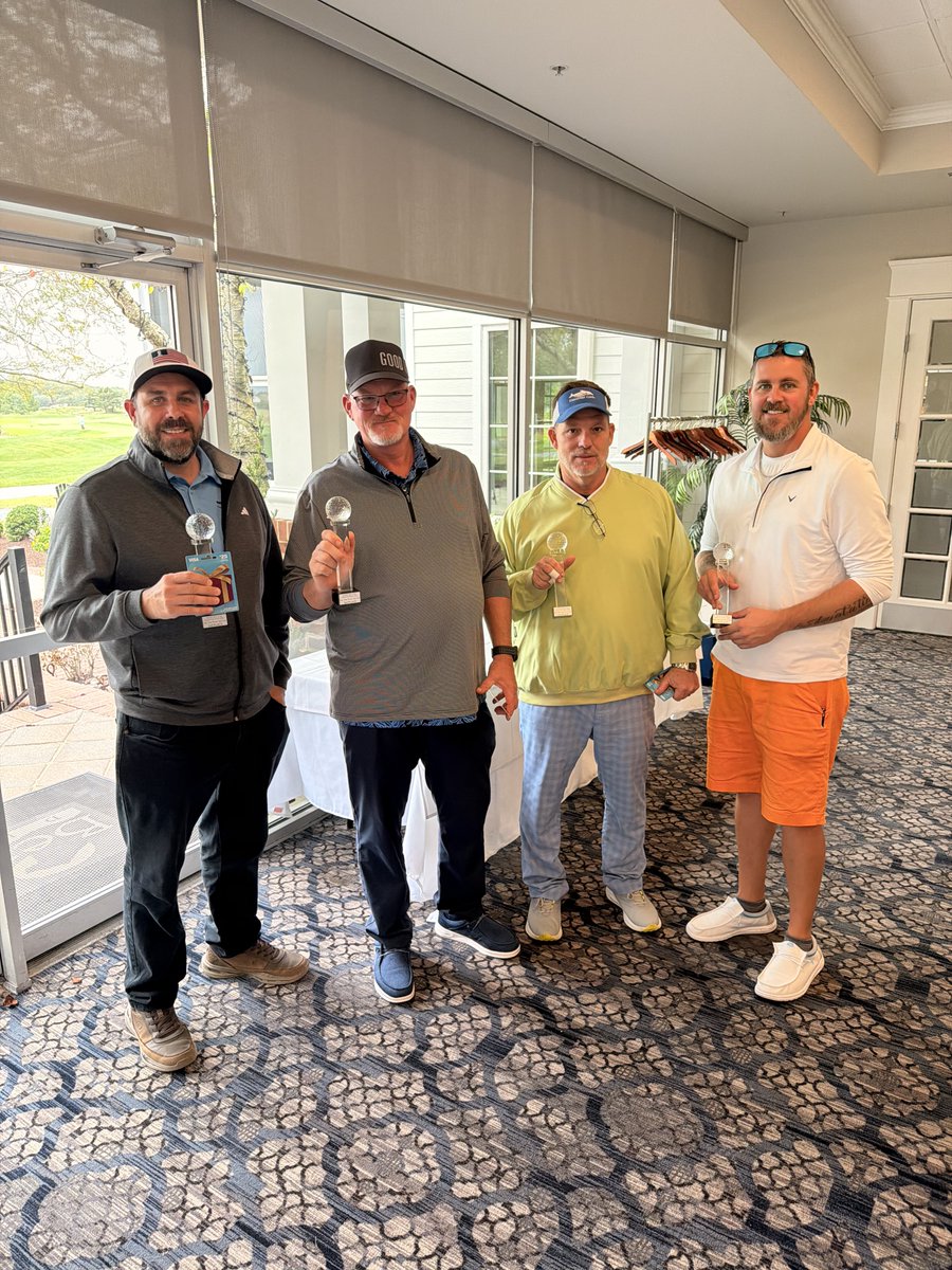 WardBolandAssoc's tweet photo. A big thank you to everyone who made our annual Eastern Shore Golf Outing at Bear Trap Dunes a success! ⛳ 

Congratulations to our 1st, 2nd, and 3rd place winners, we had a great time celebrating with you all! https://t.co/kFEa8FIxMX