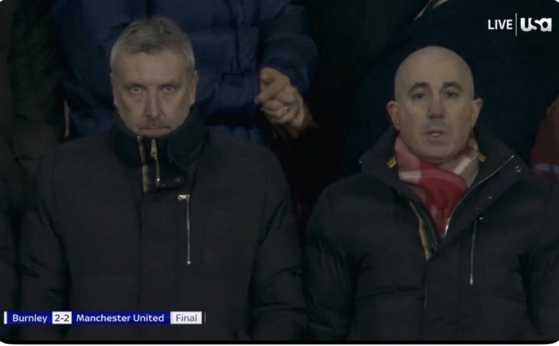 UtdVault's tweet photo. The moment you realise you were instrumental in the 115 charges.

Berrada Out, Wilcox Out, INEOS Out, Glazers Out https://t.co/V5E0tWJ9Gw
