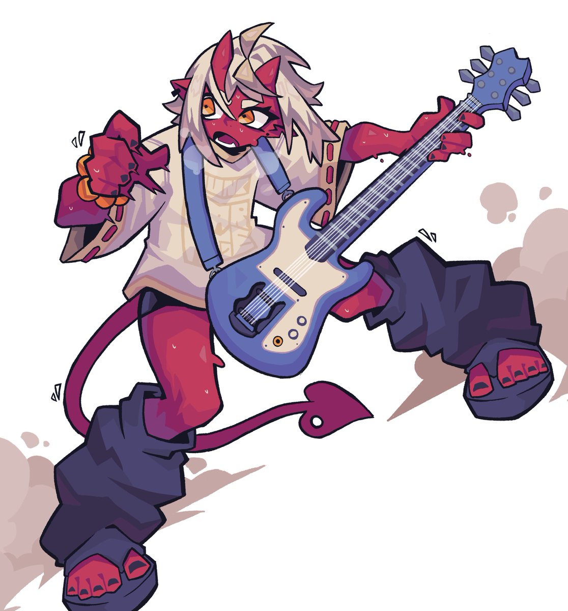 GomeyTheAndroid's tweet photo. it's been a long time since the last time i drew her guitar https://t.co/DF1071q4gQ