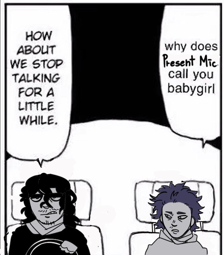 N0tQuiteAwake's tweet photo. Small talk // #erasermic https://t.co/un9wIj0hf9