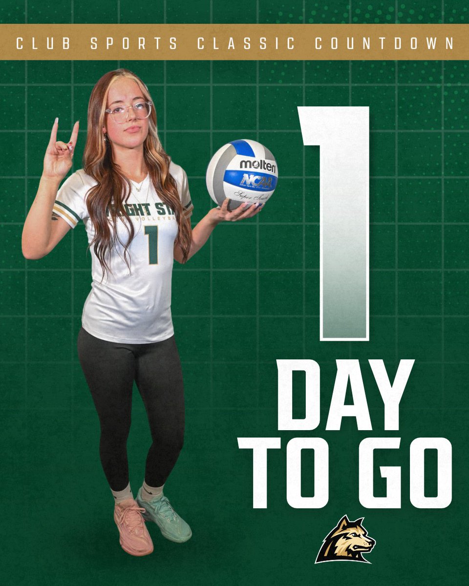 WSU_ClubSports's tweet photo. ONE day left until our weekend begins.

#CSClassic26 | #RaiderUp https://t.co/GVugsidkDa