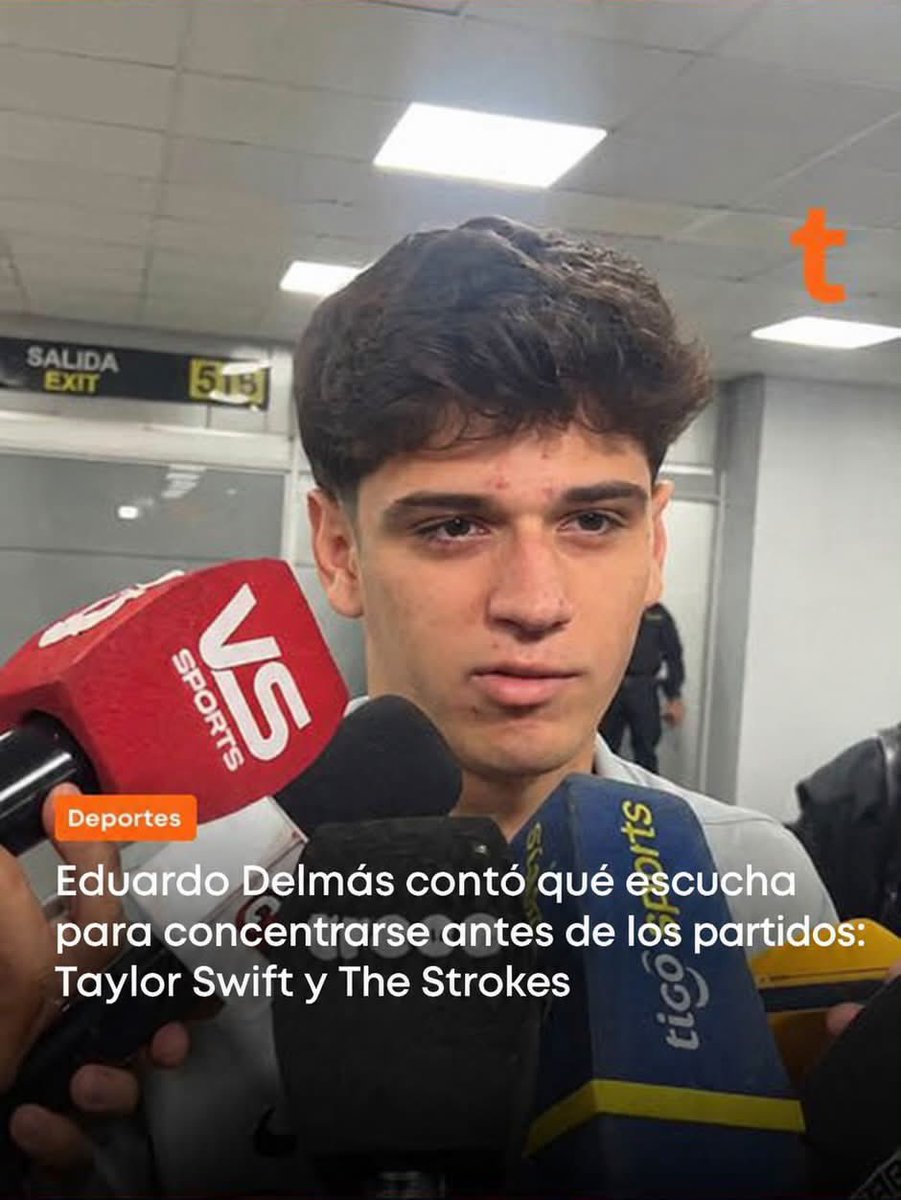 El10Franjeado's tweet photo. 🎙️ @BrunoPont: Edu, qué escuchas antes de los partidos para concentrarte?

🗣️ Eduardo Delmás: “Escucho bastante música. Taylor Swift me gusta mucho, es una artista increíble y tiene temas que me ayudan a desconectar un poco. También escucho mucho The Strokes. 🤯🎧

Vía: @nanduti https://t.co/8sUxMUnufO