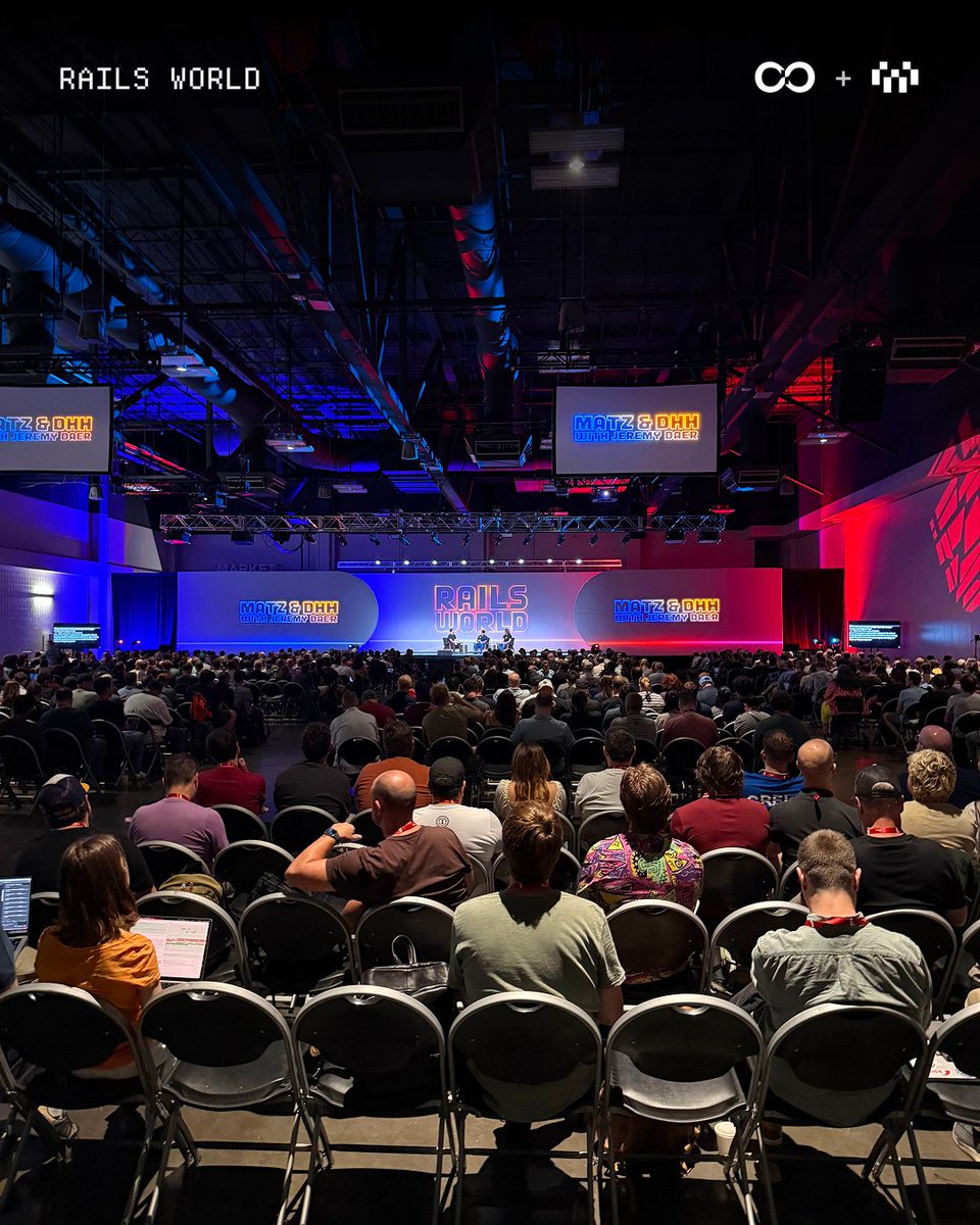 crunchloopio's tweet photo. Rails World 2026, done.

Two days at the booth, a lot of good conversations about engineers and agents working in one loop, and one tired team.

Thanks, Austin. More on what we learned soon.

 https://t.co/80rRJOBj4A

#RailsWorld #Dap #Crunchloop #RailsWorld2026 https://t.co/bvnX2Gnrkt