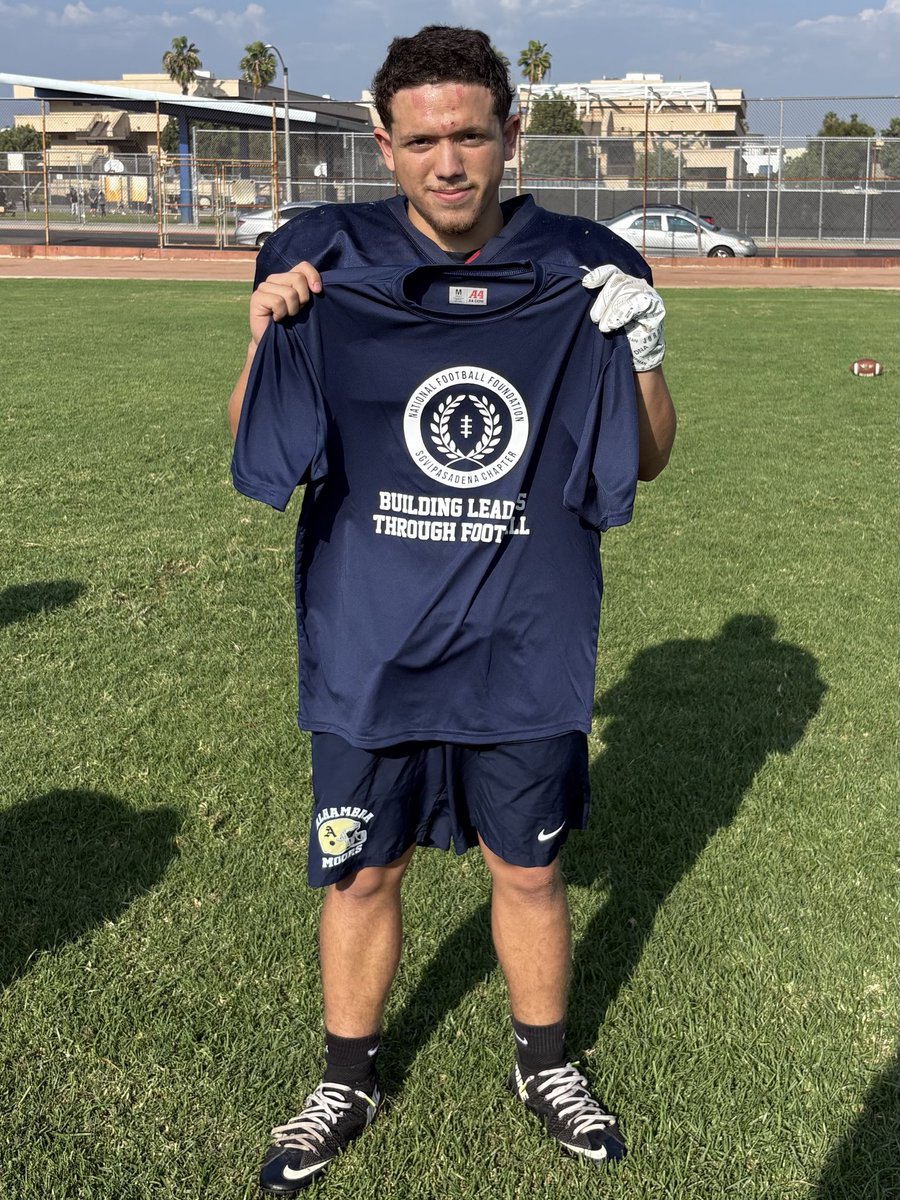 NFFSGV_Pasadena's tweet photo. Congratulations Christopher Aguilar NFF SGV/Pasadena Chapter 
Impact POTW @AHSMoorsFB @CoachMack007 @SGVNSports @coachmark_48 @tspeterson40 @NFFNetwork https://t.co/cyn5PmAWHs
