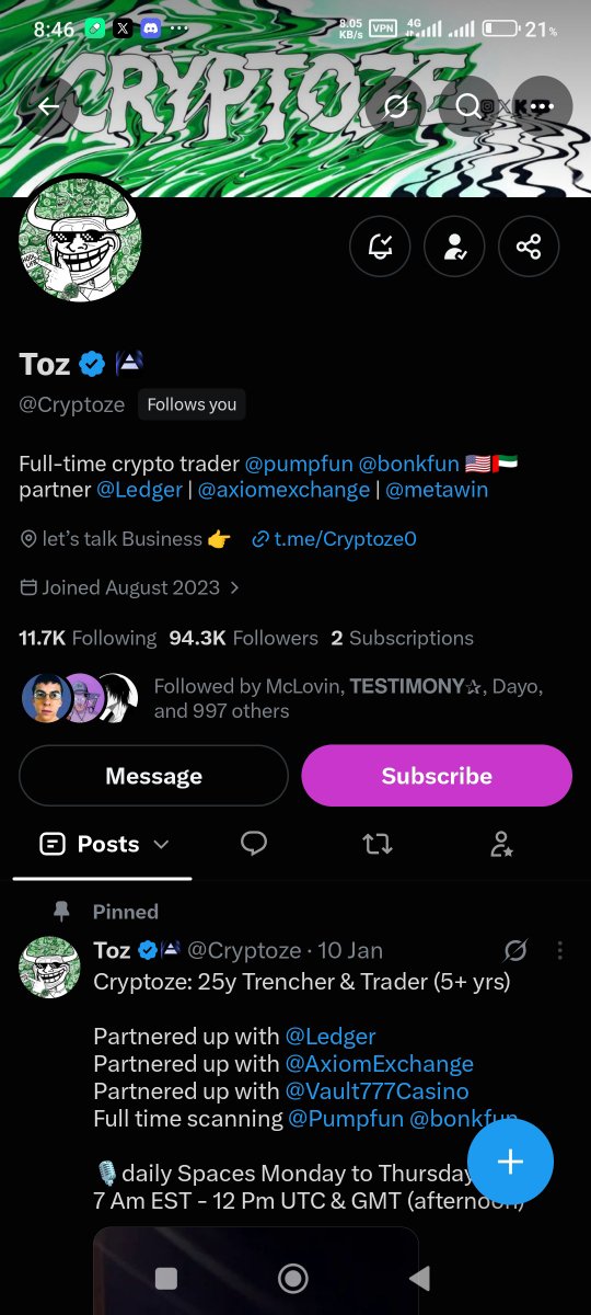 PPGAMBY's tweet photo. @Cryptoze @alMansourQasimi Thank you amazing Toz

tag @hiver232 https://t.co/fI3aePpyp1