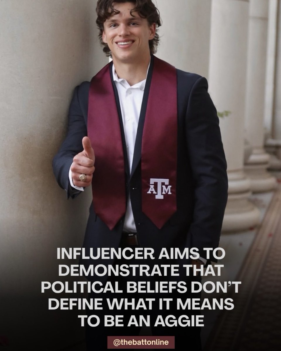 undercoverags's tweet photo. Jared Shult is a self-serving, egotistical, hypocritical sellout. I will not let this coward tarnish this school and hide behind his political views any longer.

Our Core Values are one of the many things that set Texas A&M apart. Jared Shult represents none of them. He went from being a conservative Christian to a liberal atheist and turned his platform into a paid political career. Jared is a political puppet, a hypocrite, and a paid shill who stands for nothing beyond himself.

I don’t care where someone falls politically. Everyone is entitled to their own beliefs. My problem is with Jared using Texas A&M’s name to push his personal and political narrative. Texas A&M is not a political prop.

Texas A&M is bigger than any political ideology, and being an Aggie means far more than using the university’s name to build your personal brand or spread your woke agenda. Jared can believe whatever he wants, but he does NOT represent the Core Values of Texas A&M, and he is NOT an Aggie.

Gig ‘em and God bless,

TK2
